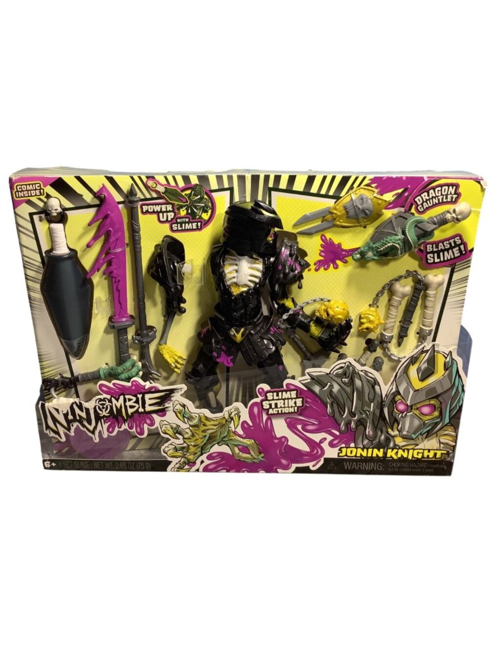 Ninjombie Jonin Knight Action Figure Slime Strike Weapons Dragon Gauntlet Comic